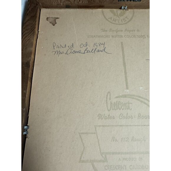 Mouse & Bird Peep & Squeak Painting On Art Board Hand Painted 1984 - Picture 5 of 6